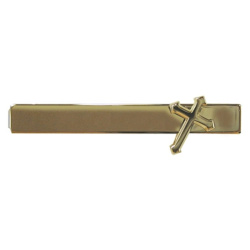 Tie Bar-Cross W/Gift Box-Gold