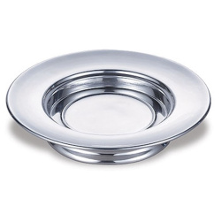 Bread Plate-Stacking-Polished Aluminum