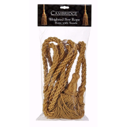 Weighted Pew Rope-8'-Gold